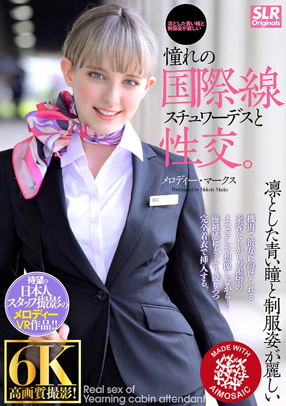 憧れの国際線スチュワーデスと性交。 メロディー・雛・マークスのパッケージ画像です
